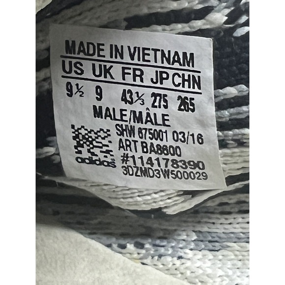 Adidas NMD R1 PK Primeknit White Black Zebra Camo Size‎ 9.5. BA8600 main image 4